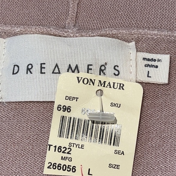 NWT Dreamers Blush Cozy soft Shawl Cardigan Sz. L - Picture 12 of 15